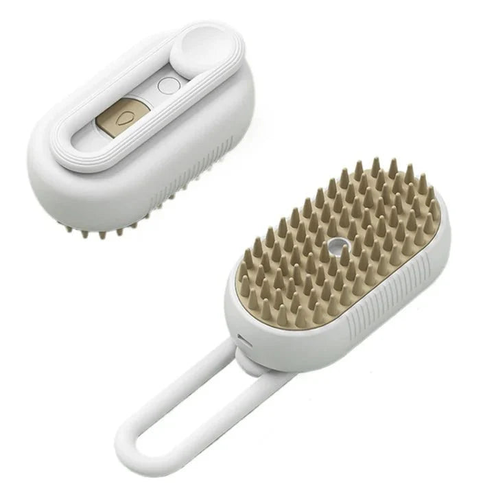 Retractable steam brush